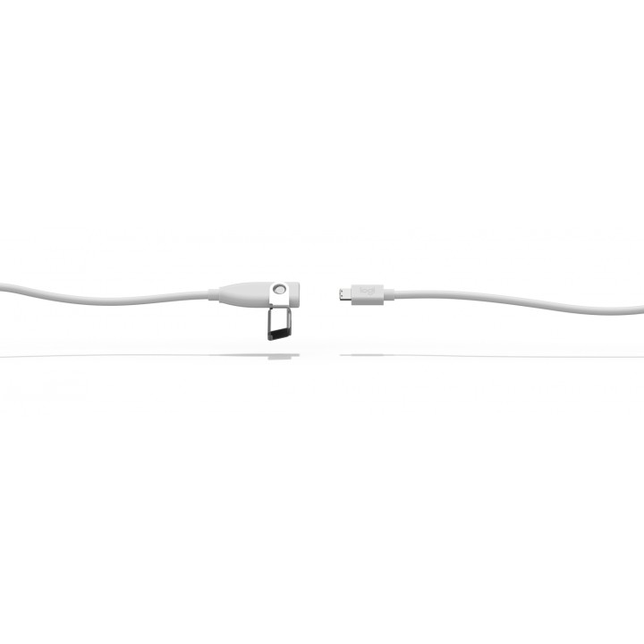 Logitech Rally Mic Pod cable de extension blanco
