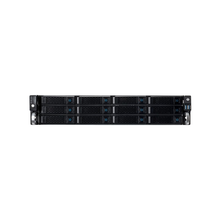UNYKAch Servidor Rack Hot Swap 2U / 12 BahÍ­as Negro, Plata