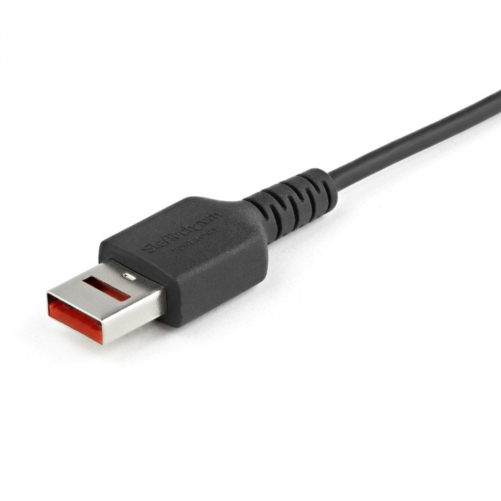 StarTech.com Cable Adaptador usb tipo-a macho a Micro usb b de Carga Segura 1m negro