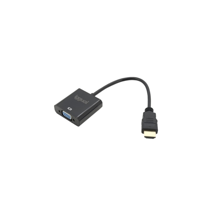 iggual Adaptador HDMI a VGA + audio (3.5 mm) 0,2 m