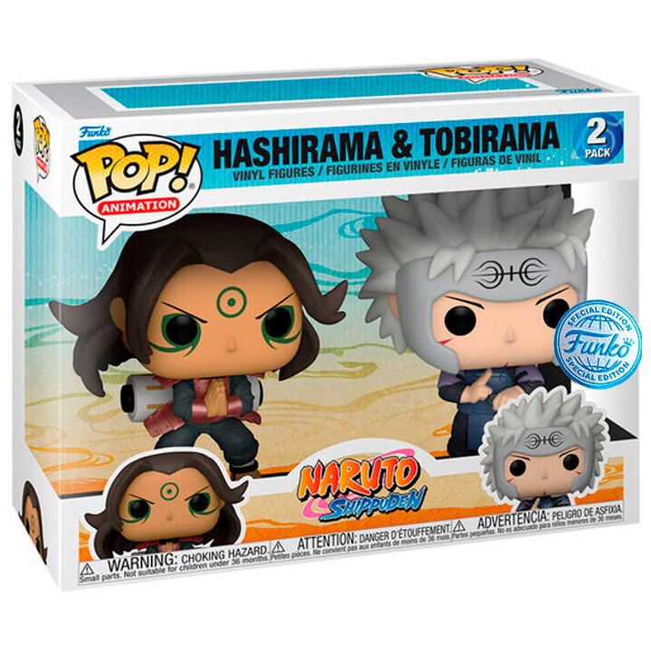 Blister 2 figuras POP Naruto Shippuden Hashirama & Tobirama Exclusive