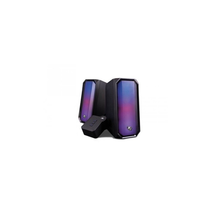 ALTAVOCES COOLBOX R205 2.0 RGB NEGRO + MANDO