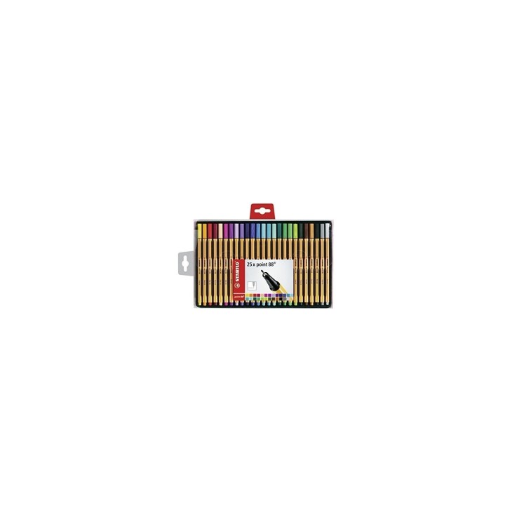 Stabilo point 88 8825-1 25 Rotuladores para colorear multicolor