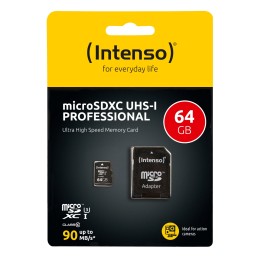 Intenso Memoria flash 64 GB MicroSDXC UHS-I Clase 10