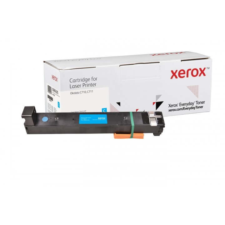 Everyday Toner de rendimiento estandar compatible oki 44318607 equivalente de xerox cian