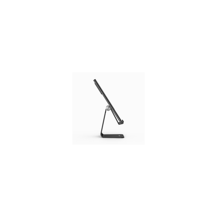 AISENS Soporte De Sobremesa Tamaño M Ajustable (1 Pivote) Para Movil / Tablet, Negro