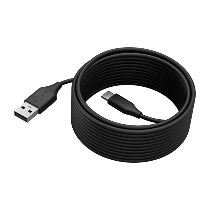 Jabra 14202-11 Cable usb 2.0 tipo-c macho a usb tipo-a macho 5m negro