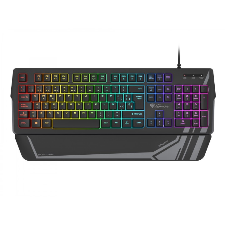 GENESIS Rhod 350 RGB teclado USB QWERTY Español Negro