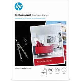 HP Papel profesional para impresora láser: A4, brillante, 200 gsm