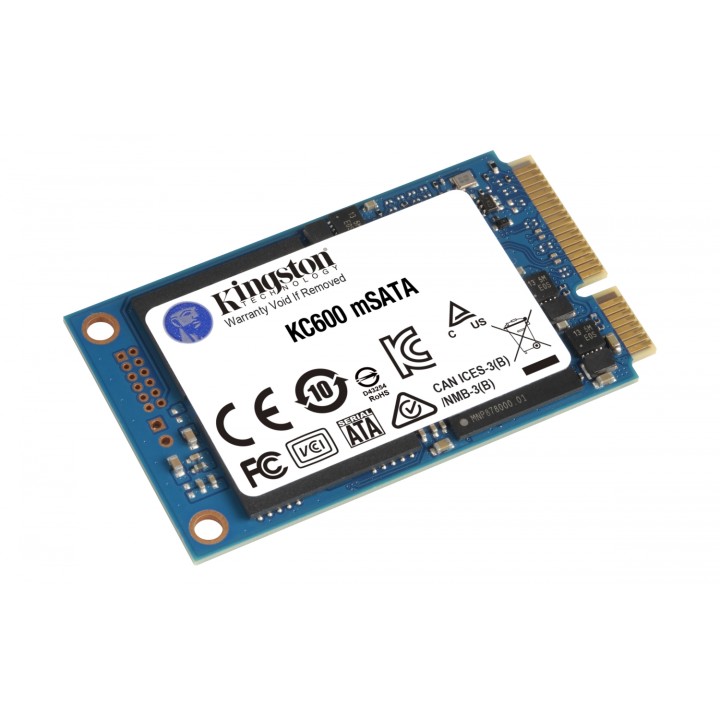 Kingston Technology KC600 Disco ssd mSATA 1024Gb serial ATA III 3D TLC