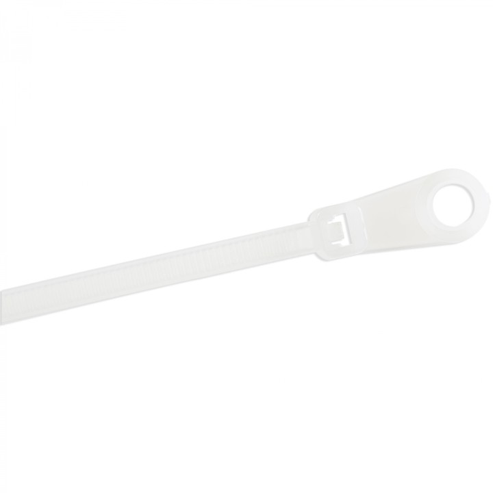 StarTech.com Bridas sujetacables de 15cm con perforación de montaje - 3 mm de ancho, para grupo de cables de 40 mm, soportan 18