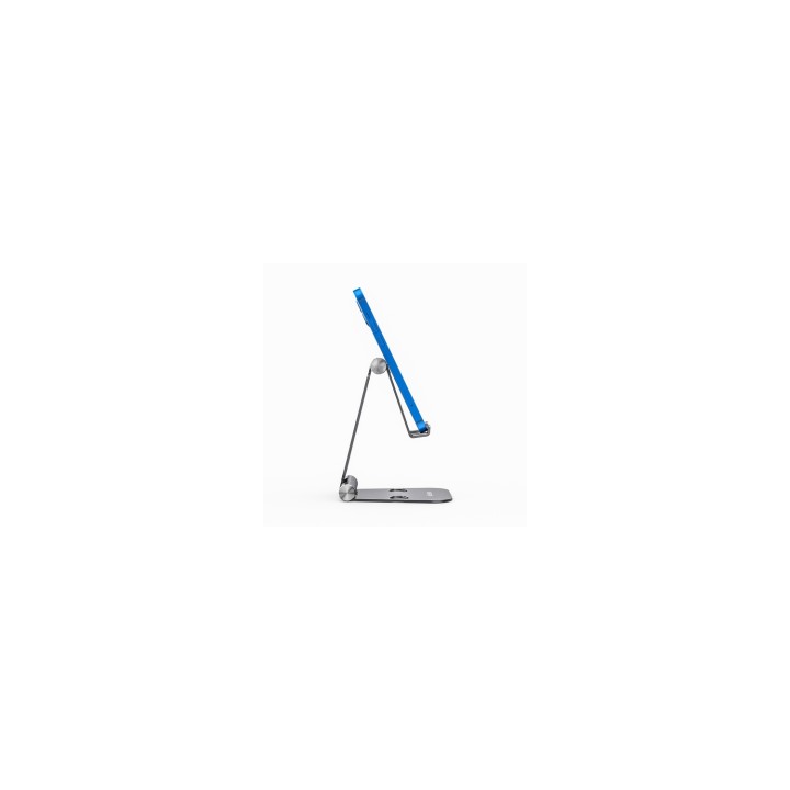 AISENS Soporte De Sobremesa Tamaño XL Ajustable (2 Pivotes) Para Movil / Tablet, 11P Gris