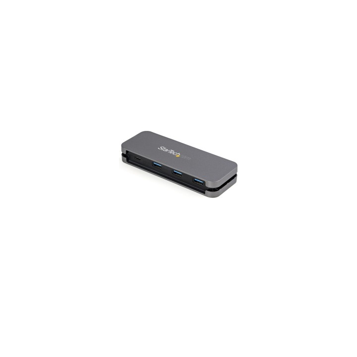 StarTech.com HUB de interfaz USB 3.2 Gen 1 (3.1 Gen 1) Type-C 5000 Mbit/s Negro, Gris
