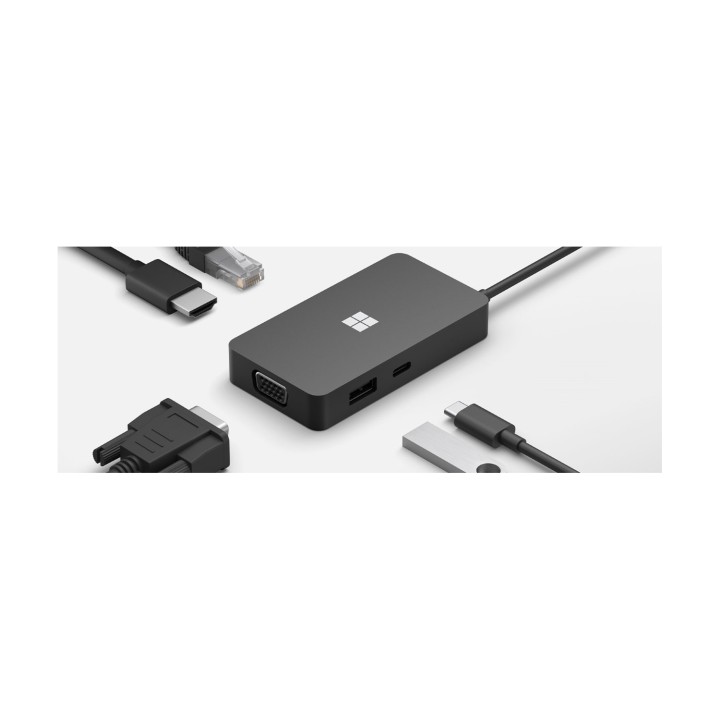 Microsoft 1E4-00003 Hub de interfaz usb tipo-c 5 puertos negro