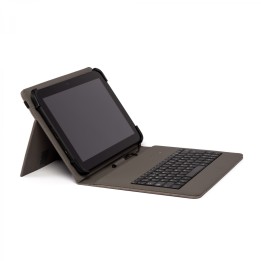 Nilox Funda tablet teclado USB 10.5P universal poliester Marron