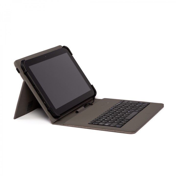 Nilox Funda tablet teclado USB 10.5P universal poliester Marron