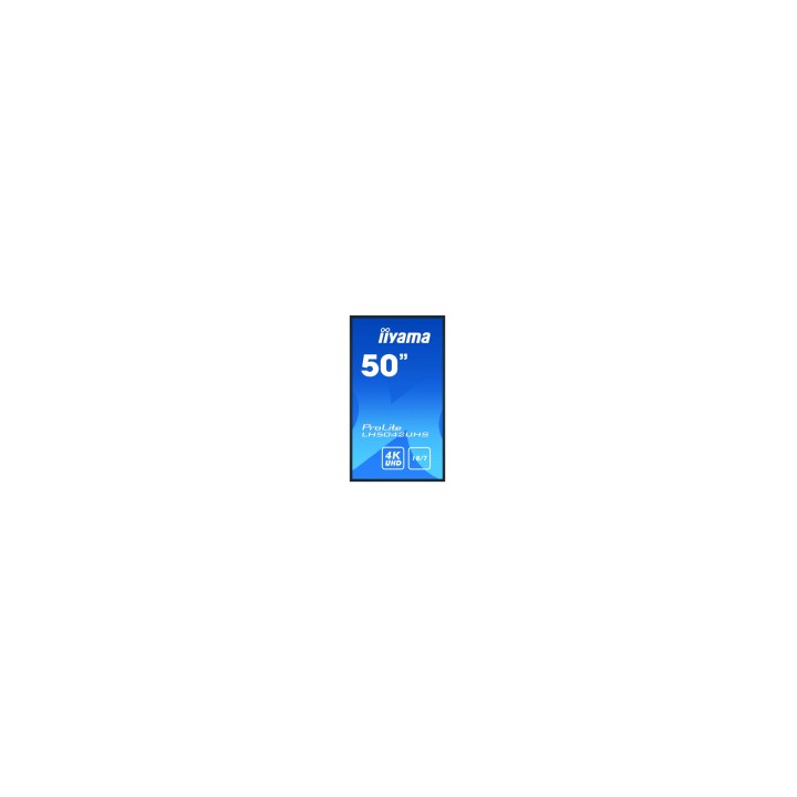 iiyama Pantalla de señalización digital 49.5P VA 4K Ultra HD Negro Android 8.0