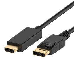 Ewent adaptador de cable de vÍ­deo DisplayPort/HDMI tipo A (Estándar) 3 m Negro