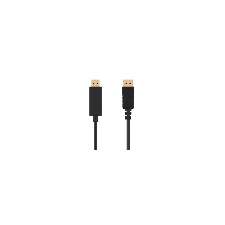 Ewent adaptador de cable de vÍ­deo DisplayPort/HDMI tipo A (Estándar) 3 m Negro