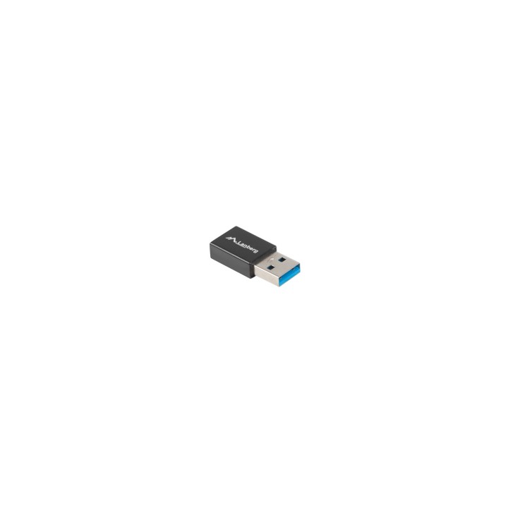 Lanberg cambiador de género para cable USB 3.0 Type A USB 3.0 Type C Negro