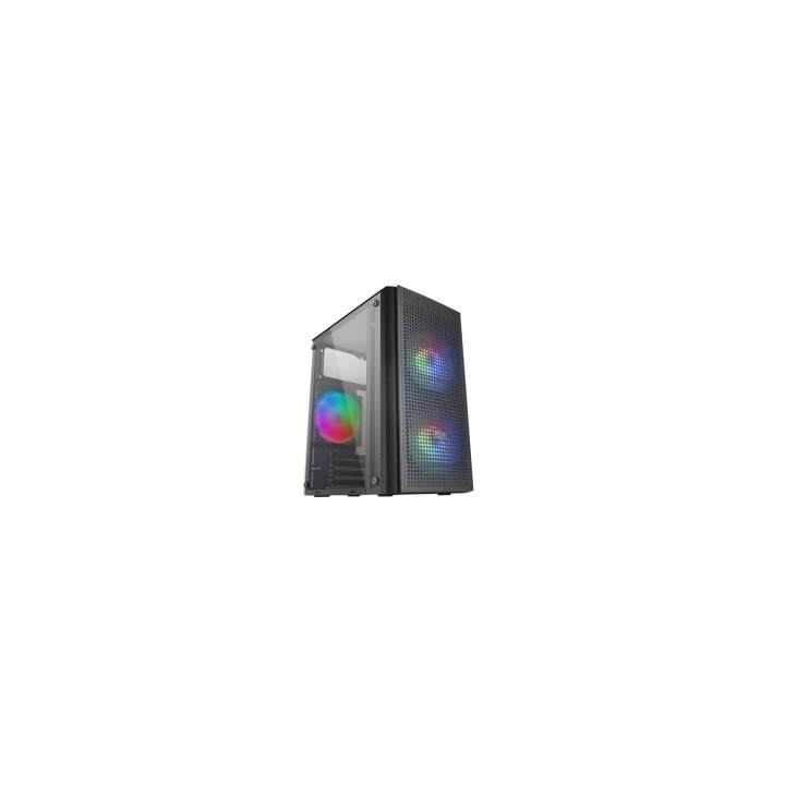 Torre Mars Gaming RGB Micro ATX Negro