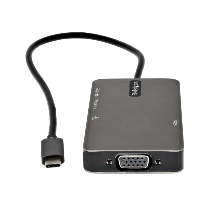 StarTech.com Hub usb 3.2 gen 1 tipo-c 6puertos negro gris