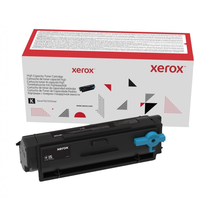 Cartucho de tóner Xerox B310 Original de alta capacidad (8000 páginas) Negro