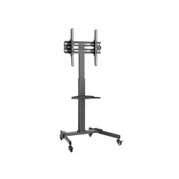 Equip Carro multimedia para tv de 32P a 55P plastico acero Negro