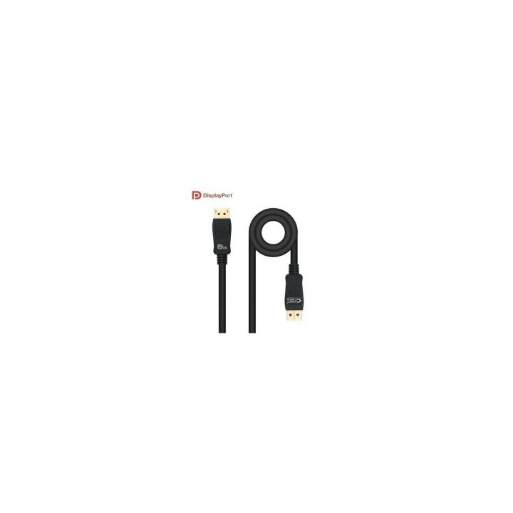 Nanocable 10.15.2502 Cable displayport macho a macho 2m negro