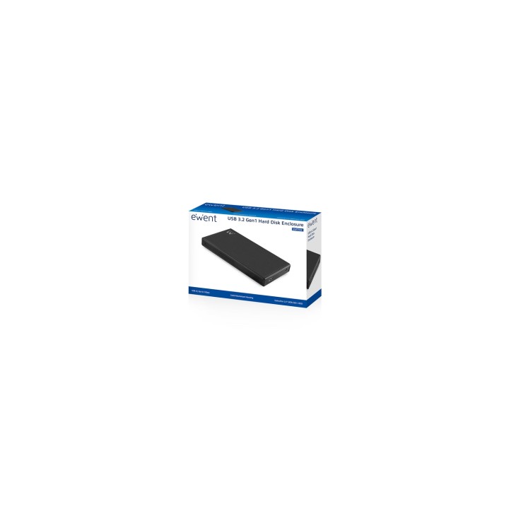 Ewent Caja para disco duro externo Carcasa de disco duro/SSD Negro 2.5" Negro