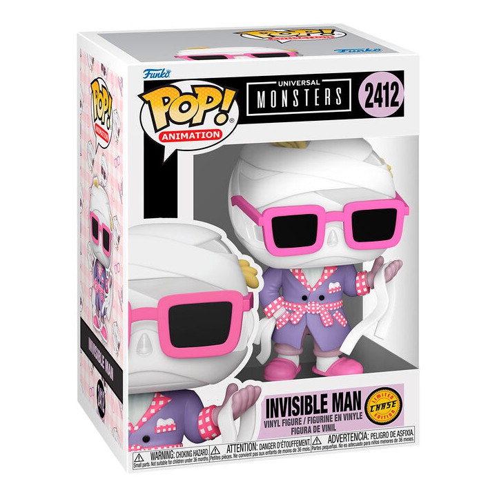 Figura POP Universal Monsters Invisible Man 5 + 1 Chase