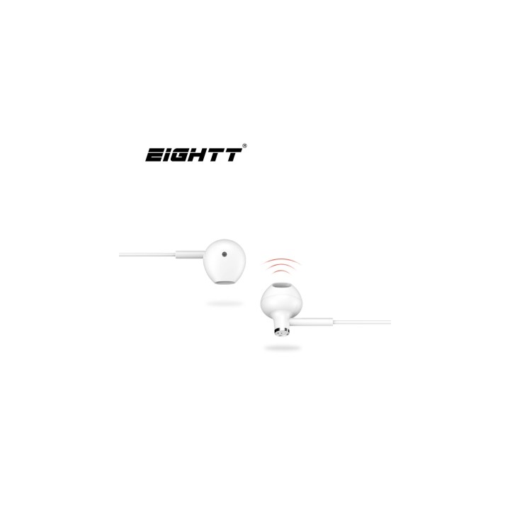 Eightt Auriculares con micrófono XI y control de volumen