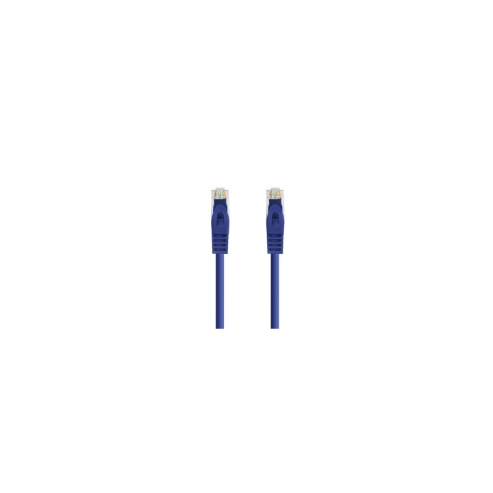 Nanocable Cable Red Latiguillo RJ45 LSZH CAT.6A UTP AWG24, Azul, 25 cm