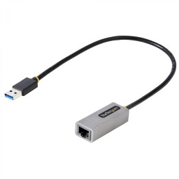 StarTech.com Adaptador USB a Ethernet, USB 3.0 a Ethernet Gigabit de 10/100/1000 para Portátiles, con Cable Incorporado de
