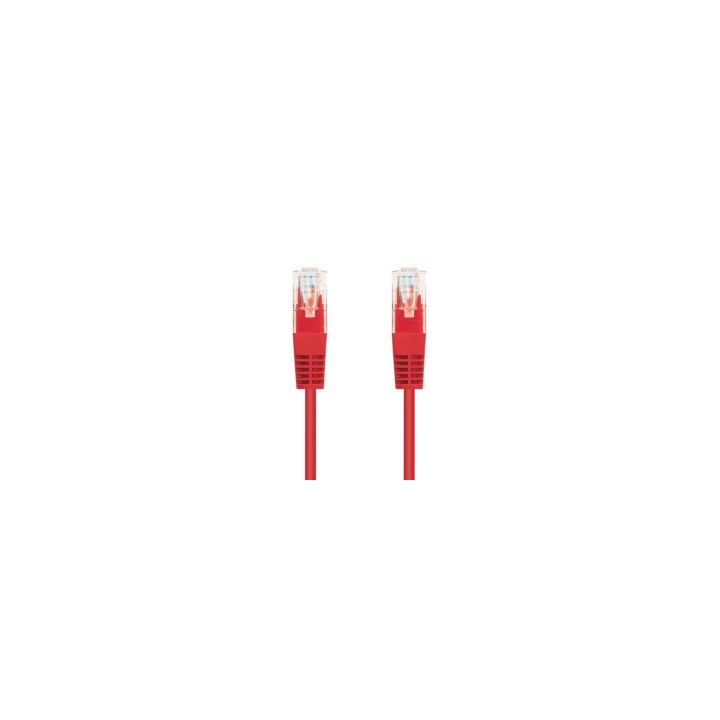 Nanocable Cable Red Latiguillo RJ45 CAT.6 UTP AWG24, Rojo, 30 cm