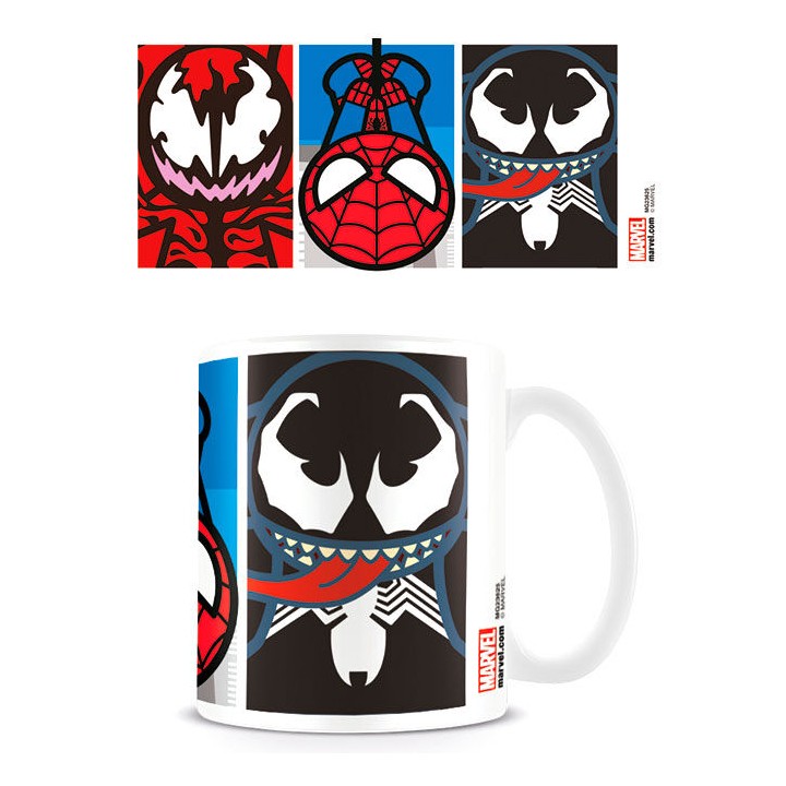 Taza Kawaii Spiderman Venom Marvel