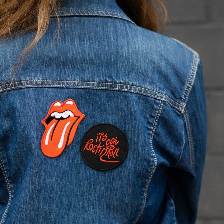 Set 3 parches Rolling Stones