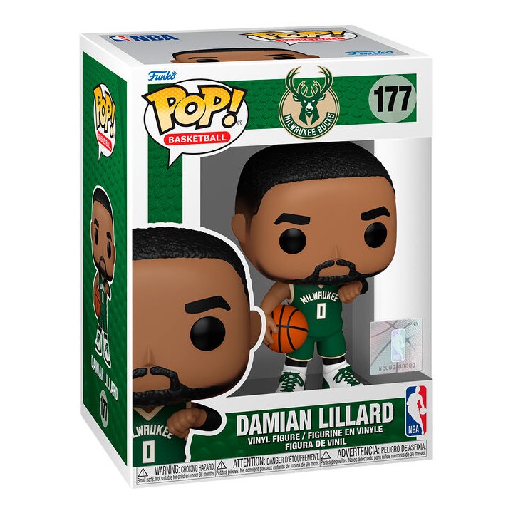Figura POP NBA Milwukee Buck Damian Lillard