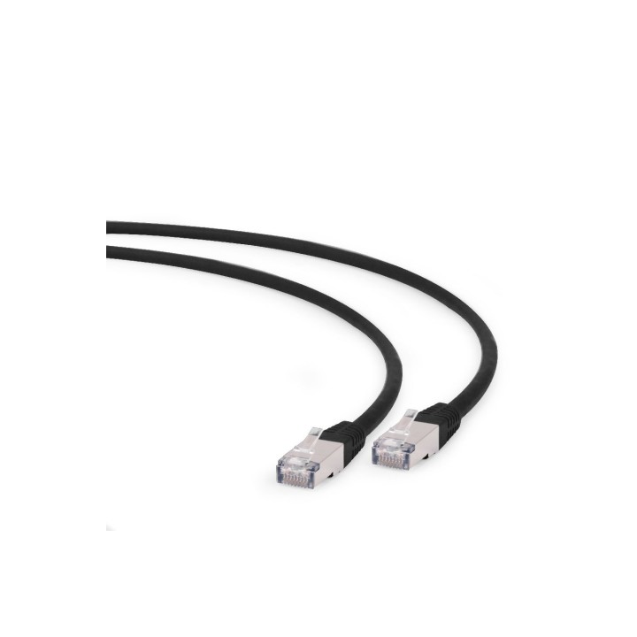 Gembird PP6A-LSZHCU-BK-1M cable de red Negro Cat6a