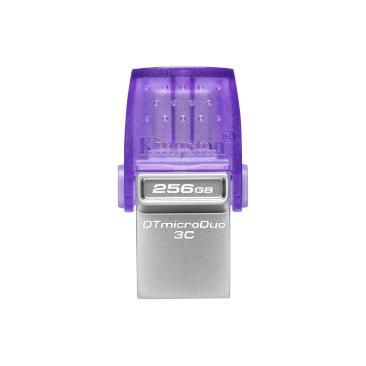 Kingston Technology DataTraveler microDuo 3C unidad flash USB 256 GB USB Type-A / USB Type-C 3.2 Gen 1 (3.1 Gen 1) Acero