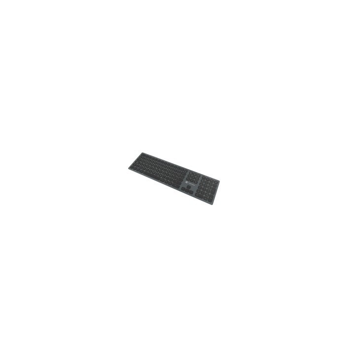 NATEC NKL-1830 teclado RF Wireless + Bluetooth QWERTY Español Negro, Gris