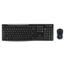 Logitech Wireless Combo MK270 teclado USB AZERTY Francés Negro