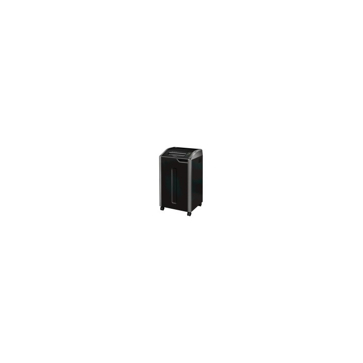 Fellowes 425i triturador de papel Corte en tiras 30 cm Negro