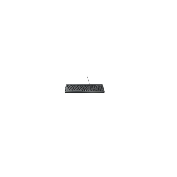 Logitech K120 Corded Keyboard teclado USB QWERTY Inglés Negro