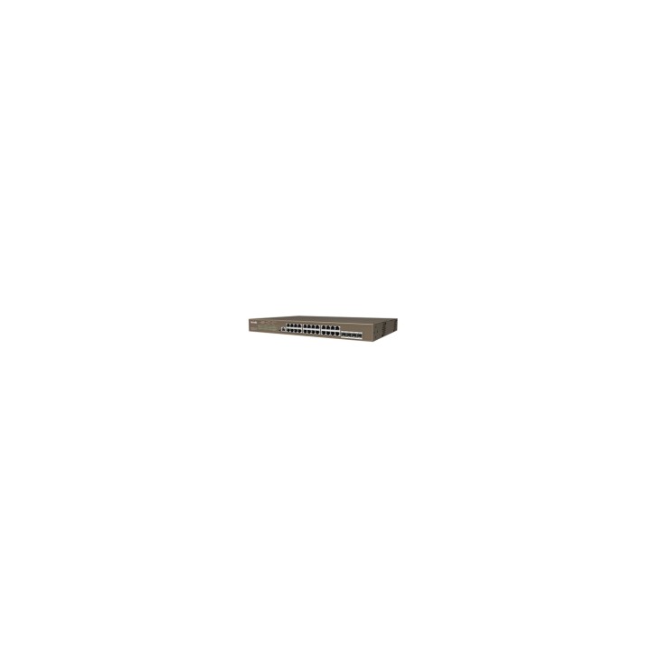 Tenda TEG5328P-24-410W Gestionado L3 Gigabit Ethernet (10/100/1000) EnergÍ­a sobre Ethernet (PoE) 1U Gris