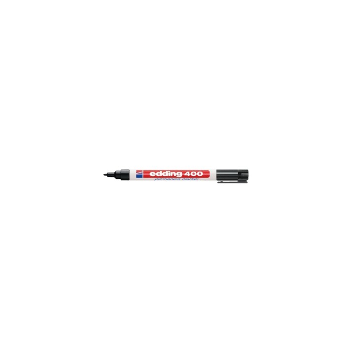 Edding 400 marcador permanente Negro 10 pieza(s)