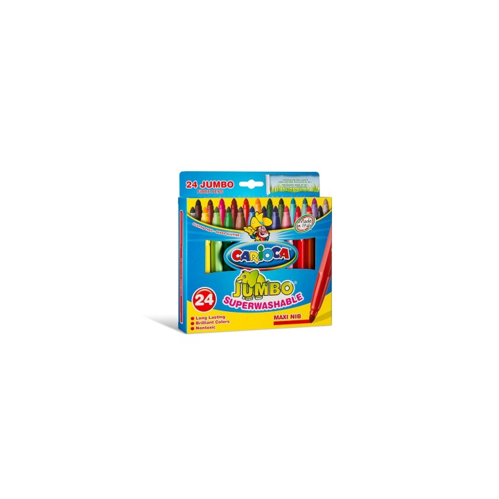 Carioca Jumbo rotulador Extra-grueso Multicolor 24 pieza(s)