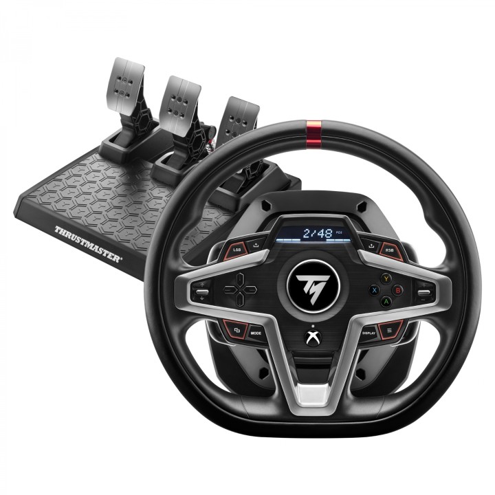 Thrustmaster 4460182 mando y volante Negro USB Volante + Pedales Analógico/Digital PC, Xbox One, Xbox One S, Xbox One X, Xbox