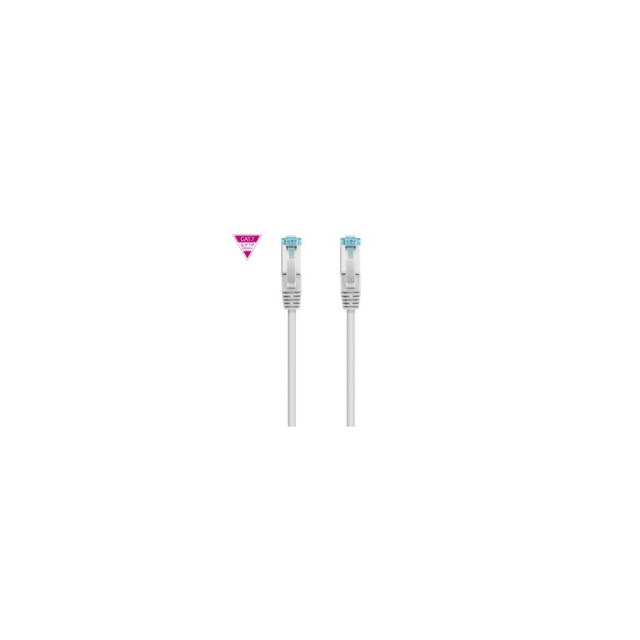 Nanocable Cable de Red Cat.7 600MHZ LSZH SFTP PIMF AWG26, Blanco, 50 cm