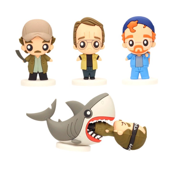 Set 4 figuras Pokis Tiburon